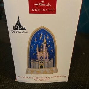 Hallmark Keepsake Disney Castle Ornament - Blue and Gold